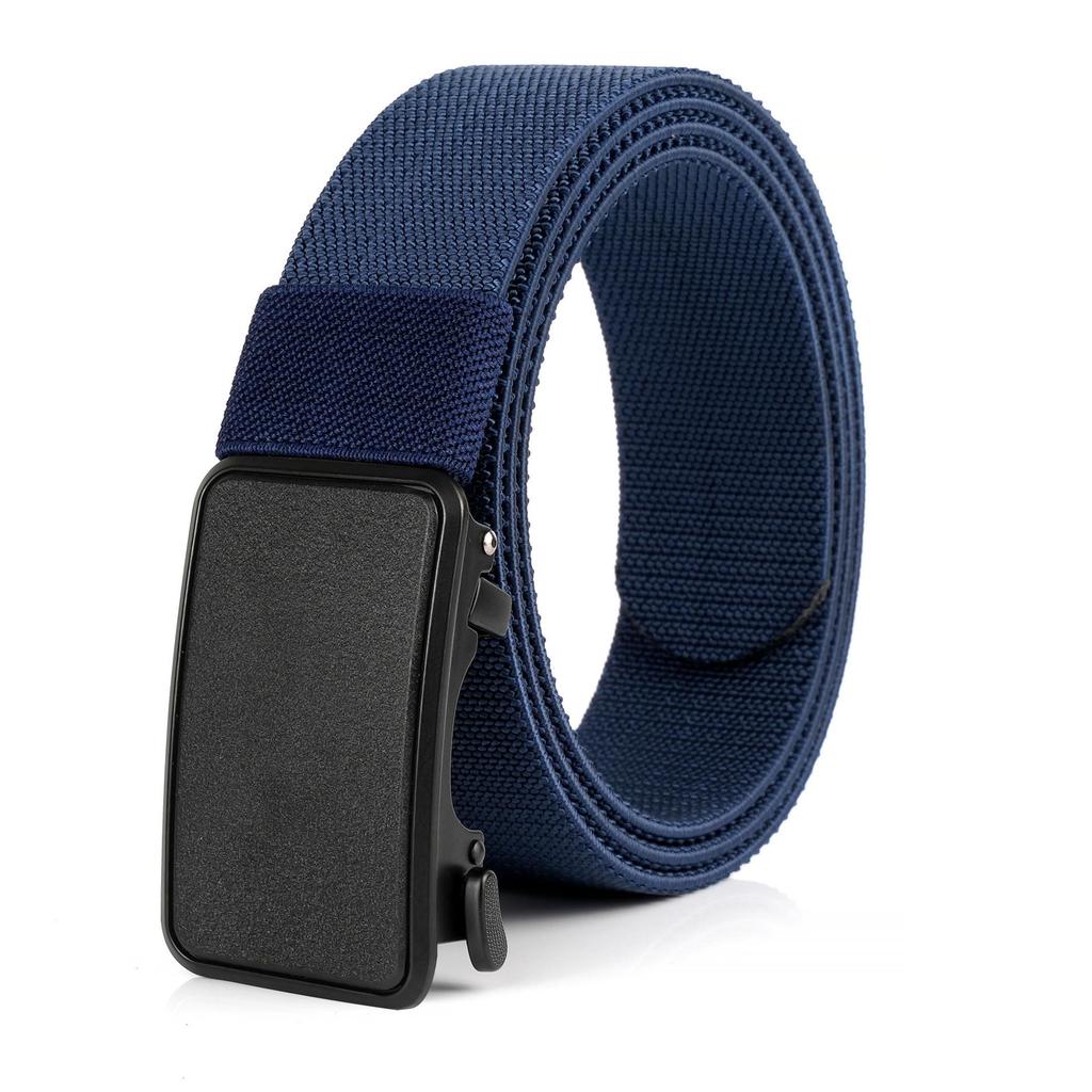 Men's Nylon Elastic Tactical Belt with Alloy Buckle