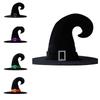 Velvet Witch Hat Red Witch Costume Accessory For Halloween Party