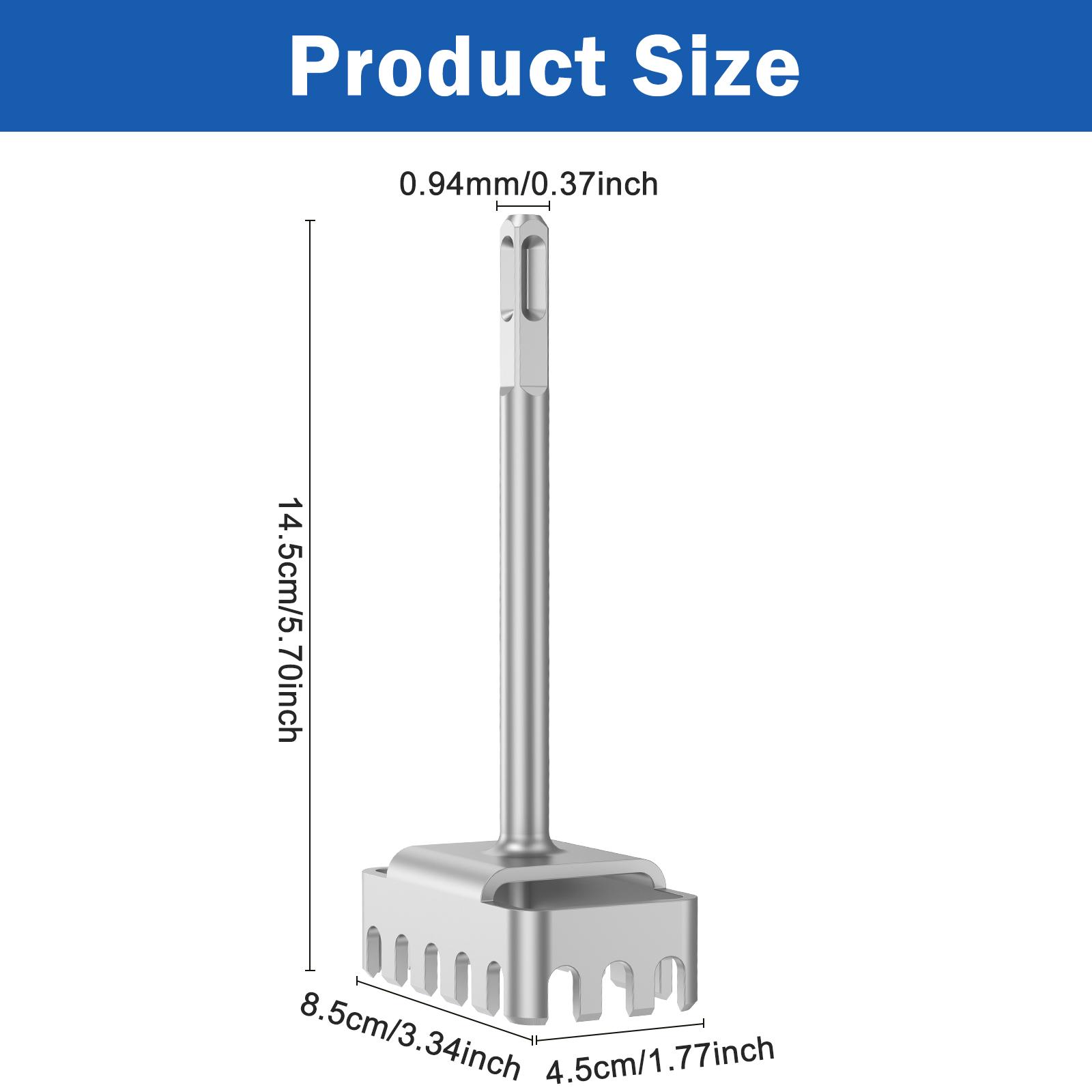 

1/2pcs Square Hole Cutter Manganese Steel Rectangle Slot Cutter Fast Wall Square Hole Puncher for Installing Switch Box Socket