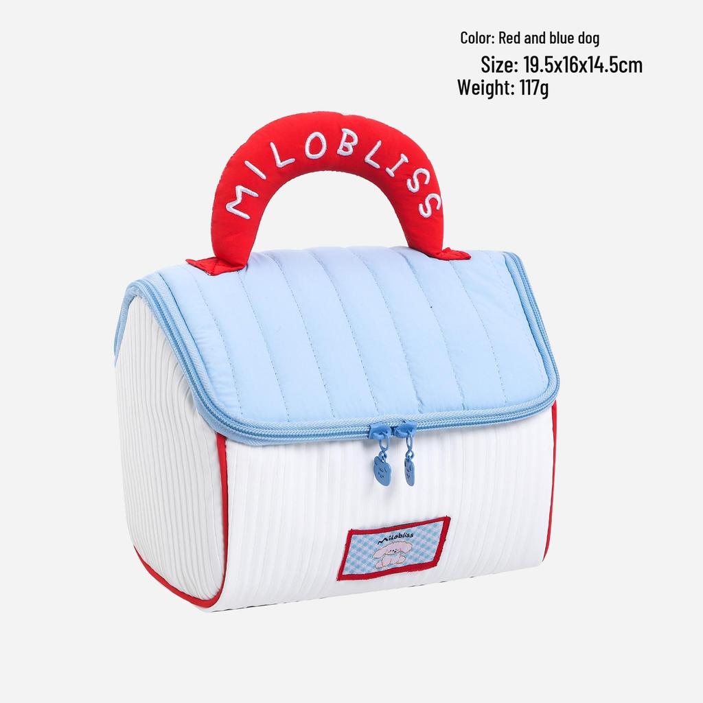 Charming House-Shaped Cosmetic Bag - Large Capacity, Waterproof, Portable Souvenir Storage