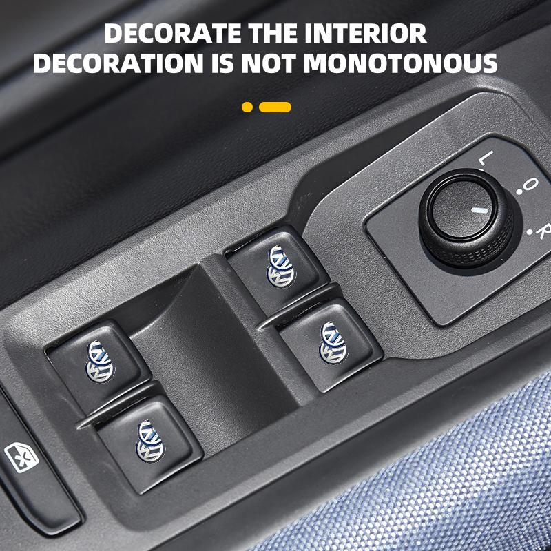 Golf MK6 MK7 MK8 2026 Hot For Volkswagen VW Car Stickers Fashion Car Stickers Cool Metal Car Logo Emblem Sticker Decal For Volks