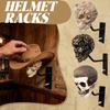 Motorcycle Helmet Holder Resin Wall Bracket Head Wall Decoration Detachable Resin Crafts