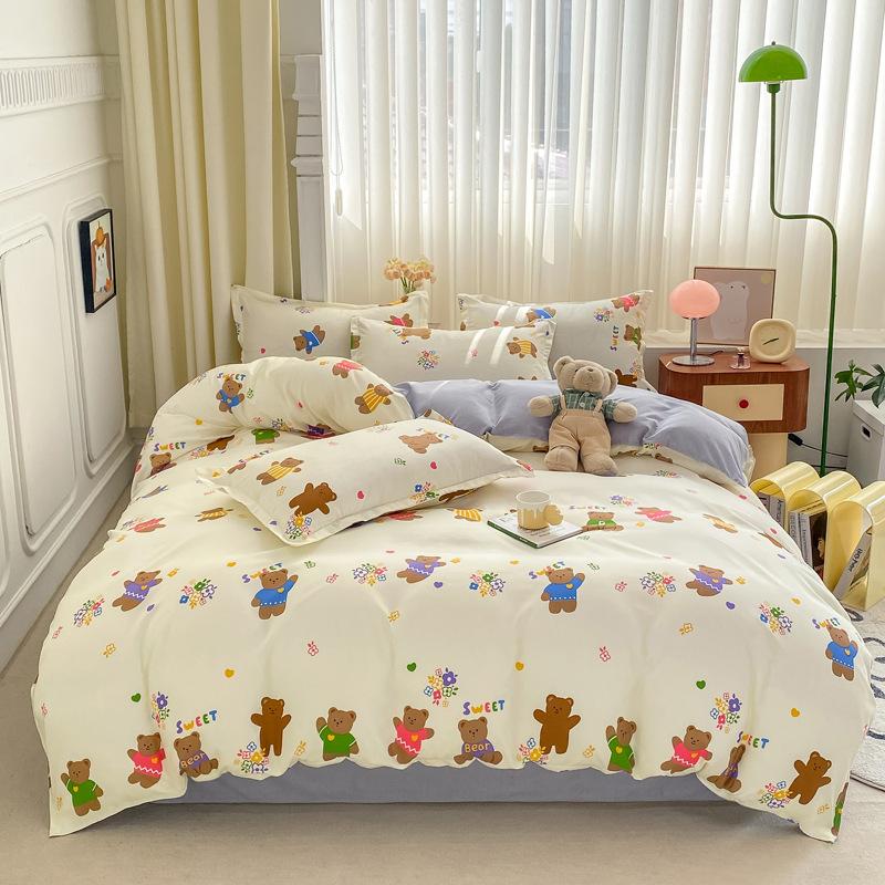 Four-piece Quilt Cover, Sheets, Bedding, Dormitory Three-piece Set