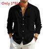 Casual Mens Cotton Linen Cardigan With Multiple Pockets For Summer And Fall Wear