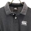 CANTERBURY OF NEW ZEALAND Kurzarm Poloshirt M grau Rehbraun Herren Gebraucht