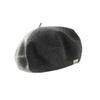 New Niche Color Matching Wool Beret Women's Retro Versatile Fashion High-end Three-dimensional Beret Men