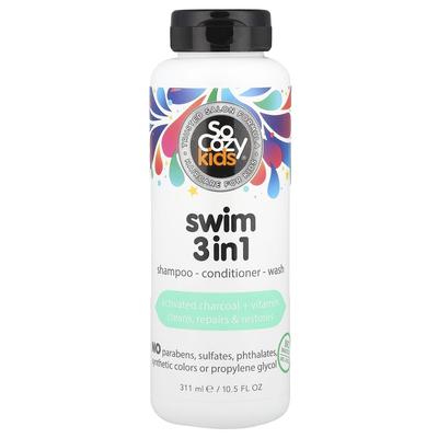 Children's, Swim 3-in-1, Shampoo - Conditioner - Wash, 10.5 Fl Oz (311 Ml)