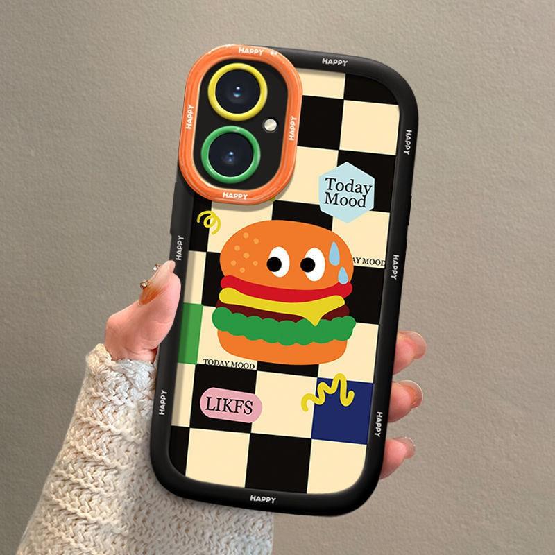 Full Coverage Shockproof Silicone Phone Case Honor 100 Pro 90 80 Series With Lanyard Grid HONOR 100