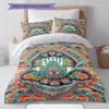 Nazar Boncuğu Pattern Bedding,Quilt Set Quilt Cover Pillowcase Home Birthday Gift (1 * duvet cover + 2 * pillowcase, without core)