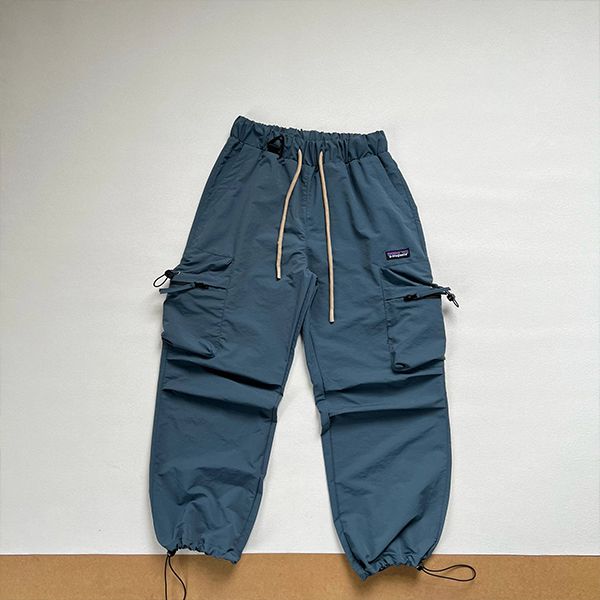 Outdoor Performance Cargo Pants Waterproof Breathable Casual Trousers Drawstring Pleated Paratrooper Pants