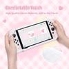 GeekShare Switch OLED Compatible with Switch Split Mikko Compatible with Nintendo Switch OLED Easy Shock Smudge Comfortable Fingerprint Full White