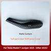 For Tesla Model Y Juniper 2025 ABS Carbon Fiber Steering Wheel Panel Button Trim Sticker Gear Lever Trim Interior Accessories