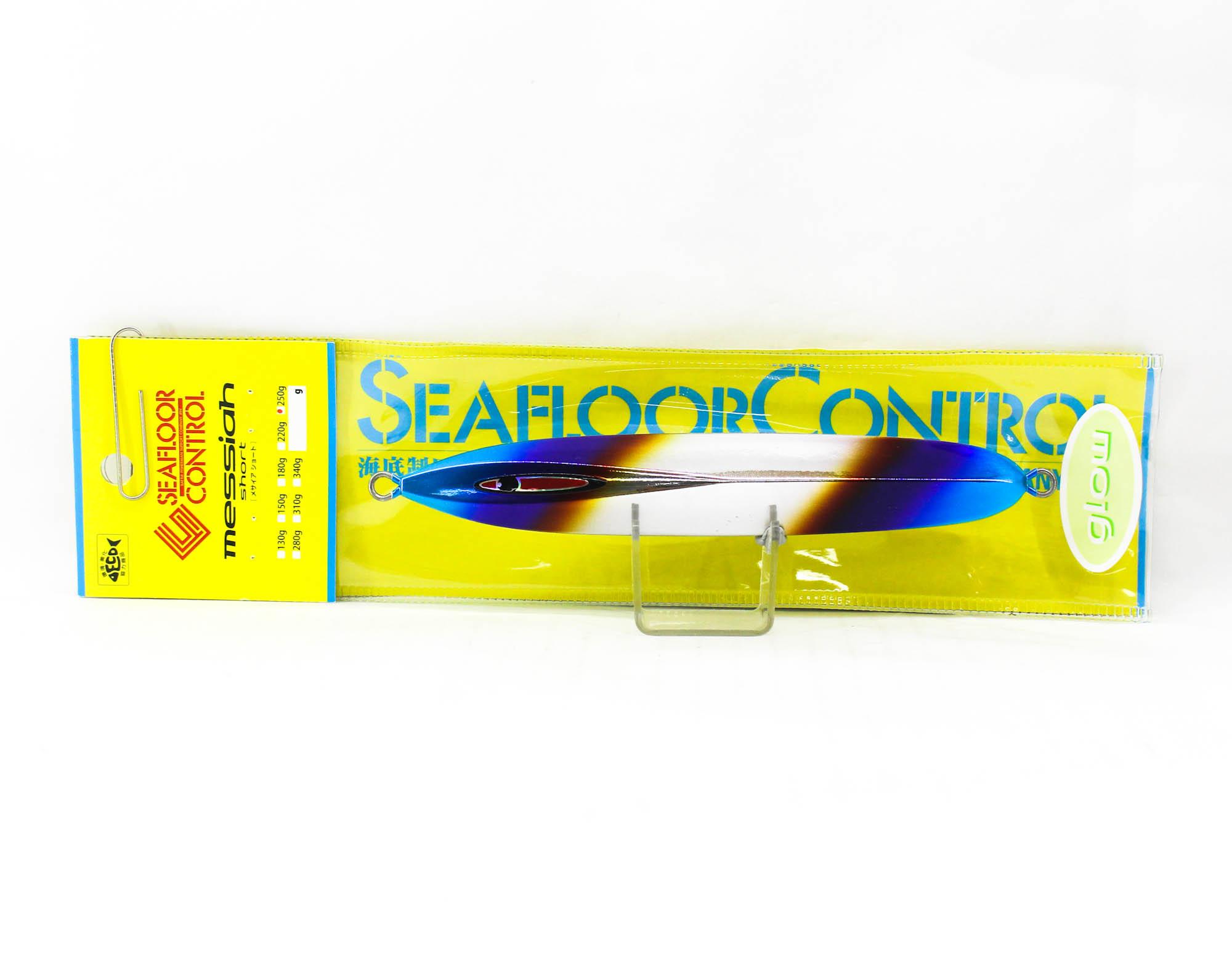 Seafloor Control Metal Jig Messiah short 250 grams Zebra Glow (5335)