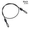 0.5/1/2Meters Anti-theft Ropes MTB Bike Rope Bicycle Lock Wire Steel Cable Lock Cycling Strong Wire Road Bike Lock 4