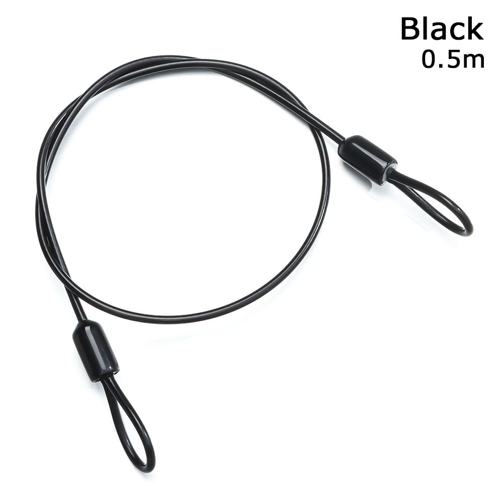 0.5/1/2Meters Anti-theft Ropes MTB Bike Rope Bicycle Lock Wire Steel Cable Lock Cycling Strong Wire Road Bike Lock 4