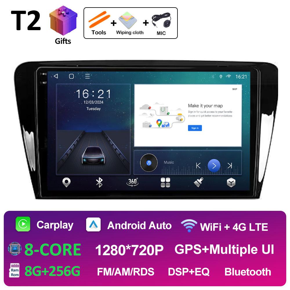 Sistem Inteligent DSP Stereo Pentru Skoda Octavia 3 A7 2013 2014 2015 2016 2017 2018 Player Video Radio Multimedia Auto Ecran QLED IPS