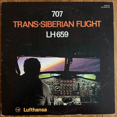 Платівка VARIOUS - 707 Транссибірський рейс Lh659 TW6002829 TOSHIBA 1980 Японія Звукові ефекти та природа Вживана