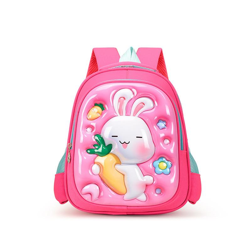 

Capacity Backpack Large Cartoon Deer Cow Dinosaur Owl Boy Girl Backpack Baby Rose Pink