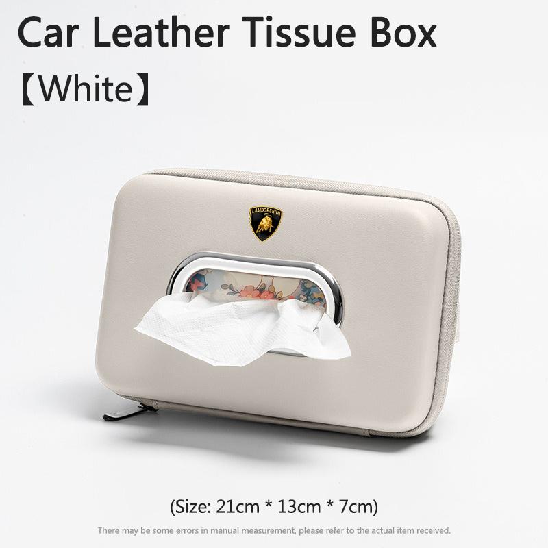 Car 3D stereoscopic tissue box seat backrest Sun visor tissue box For Lamborghini Urus Huracan Aventador Premium Keyring TT1