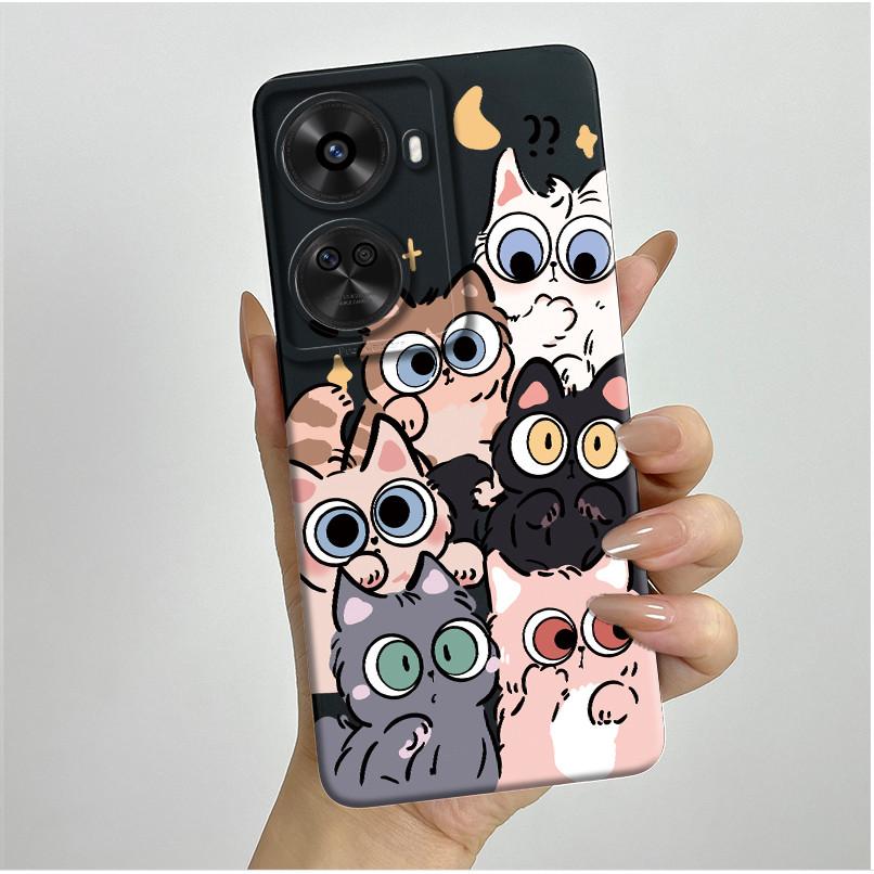 For Huawei Nova 12 SE Phone Case Nova 11 SE 12SE Fashion Soft Liquid Silicone Shockproof Protective Back Covers Anti Slip Fundas