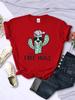 Free Hug From Spiny Cactus Women Tshirts Loose Oversized T-Shirt Breathable Fashion Clothes Hip Hop Casual Women'S T-Shirts