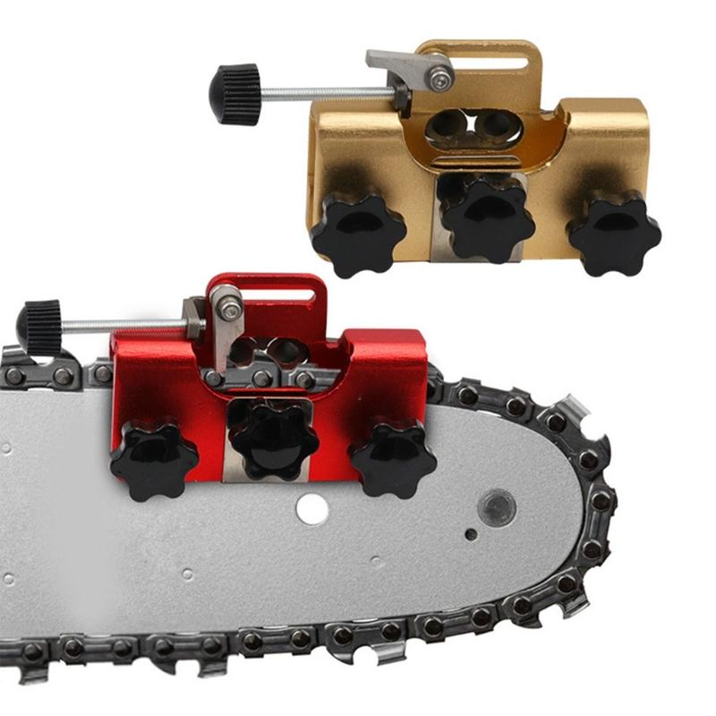 Portable Household Electric ChainSaw Sharpener Hand-Crank Chain Grinder Chain Clip Sharpening Tool for Chainsaws