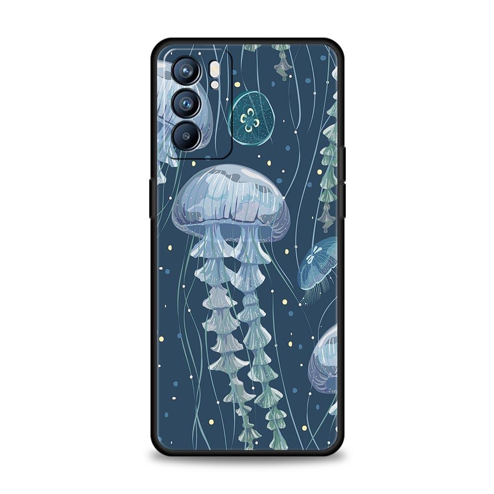 Fashion Great Blue Wave Phone Case For Oppo Reno13 Reno12 Reno11 F Reno10 Pro A54 5G Find X5 A53 A52 A9 A17 4G A79 A80 A98 Cover