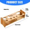 Compact 29cm Bar Essential Organizers Solid Wood Design Bartending Tool Shelf For Neat Cocktails Preparation Space