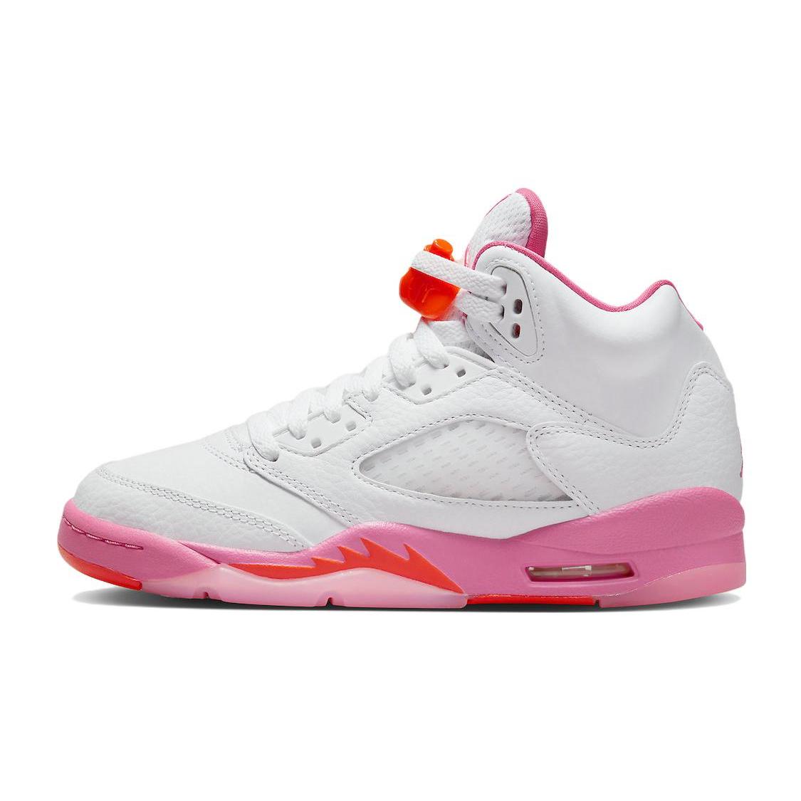 Jordan 5 Retro WNBA Pinksicle Safety Orange GS 440892-168 36