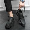 Men Leather Shoes lace up oxfords Designer Sneakers Fashion Tennis Shoes Luxury Brand Men Casual Shoes Comfy Driving Shoes