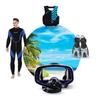 Tempered Glass Surface Diving Mask Goggles Adult Underwater Swimming Waterproof Snorkeling Mirror Goggles