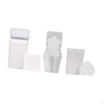 600 Tampons Nettoyants pour Ongles pour Projets Artistiques, Tissu Non Tissé Dissolvant pour Vernis