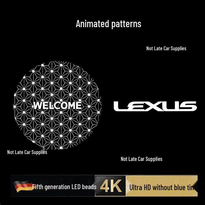 Lexus ES Dynamic Edition Welcome Door Lights for ES200, 300h, RX, IS, LS, UX, LM Models