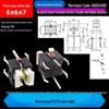 LED Luminous Tactile Switch 6x6x7/7.2mm Through-Hole Reset Button