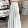 High Waisted Wide Leg Pants Y2K Palazzo Pleated Culottes Leisure Women's Harem Pants  Girl