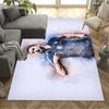 France Football Star Celebration Carpet Suitable for Dining Room Balcony Bedrooms Dormitory Antislip Carpet Decorate Offices Perfect Gift for Women/Me