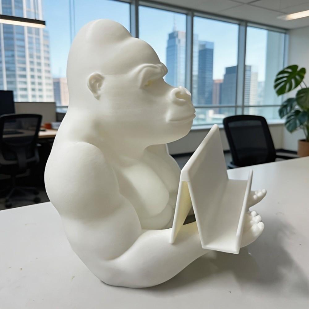 Fashion Funny Gorilla-Shaped Stand 3D Printed Decorations Gorilla Ornaments Creative Multi-functional Pen Holder Birthday Gift