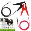 Electric Fence Alligator Clips Portable Electric Fence Connectors current test line  Alligator Clips Cable for Solar Fence