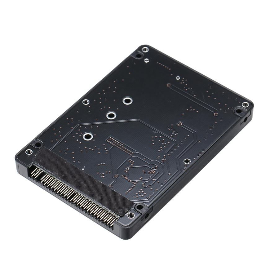 NGFF M.2 SATA protocol SSD to 2.5 IDE 44pin Converter Adapter with Case Black