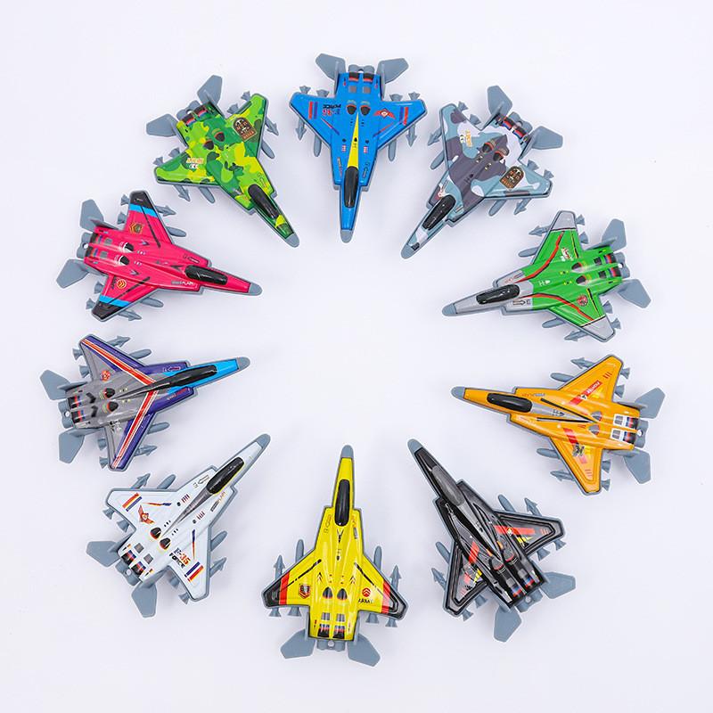 Inertia Battle Plastic Aircraft Toy For Kids Indoor Play And Gifts Decoration