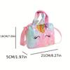 TREXORA Unicorn Design Backpack for Kids, 21x9x18cm Multicolor Lightweight Durable School Bag