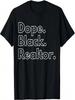 T-shirt Dope Noir Agent Immobilier