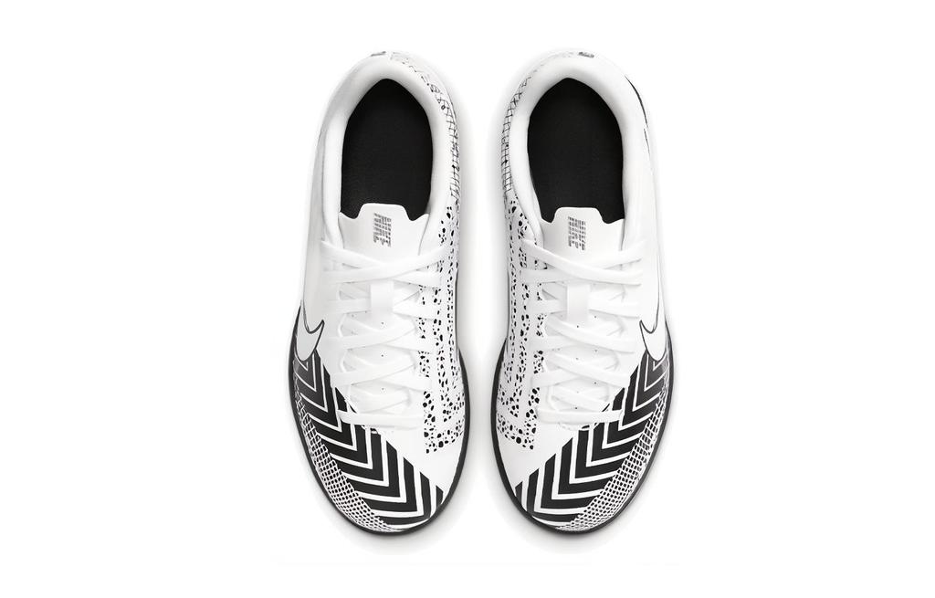 Nike Mercurial Vapor 13 Slip Resistant Slip Resistant Low top Kids' Soccer Shoes White Black Unisex CJ1179-110