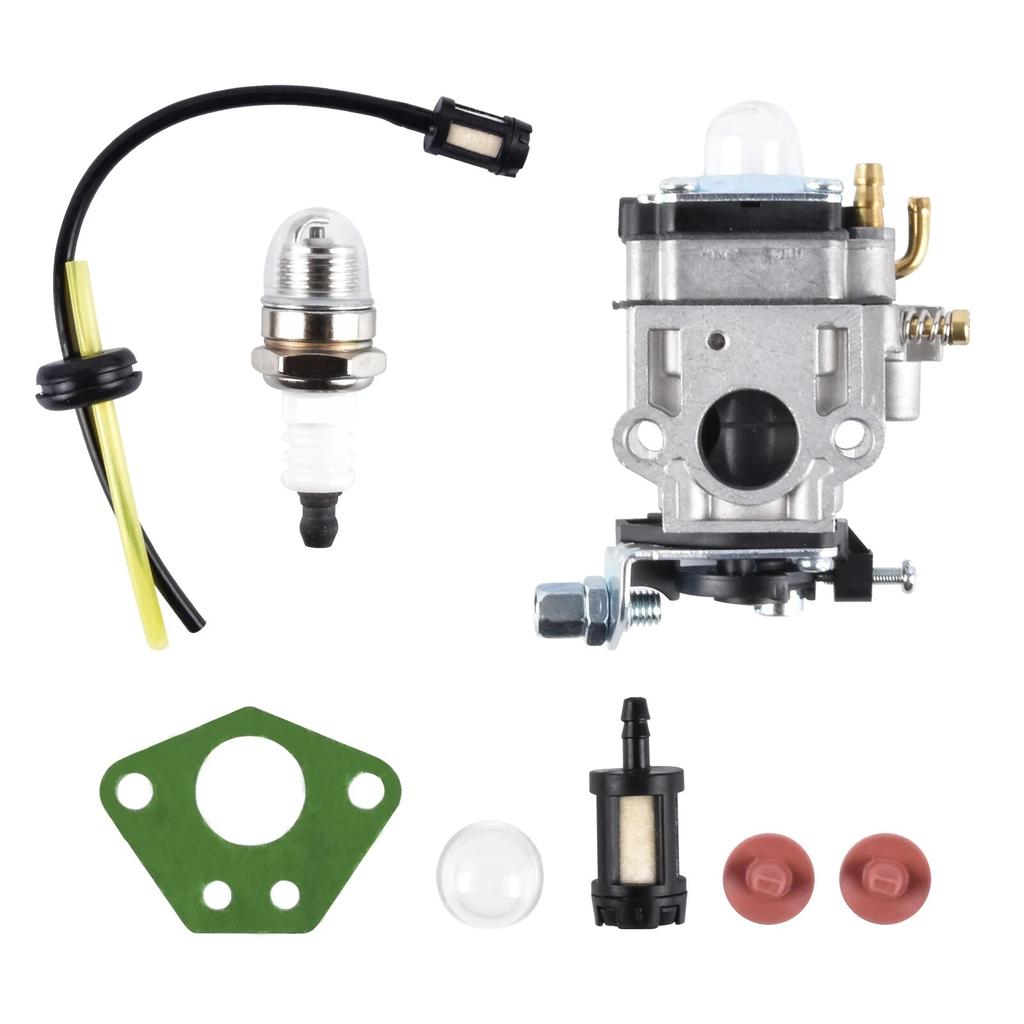 Carburettor Kit For 52cc 49cc 43cc Brush Cutter with Seal Hose Spark Plug Petrol Filter Engine Accessories Parts