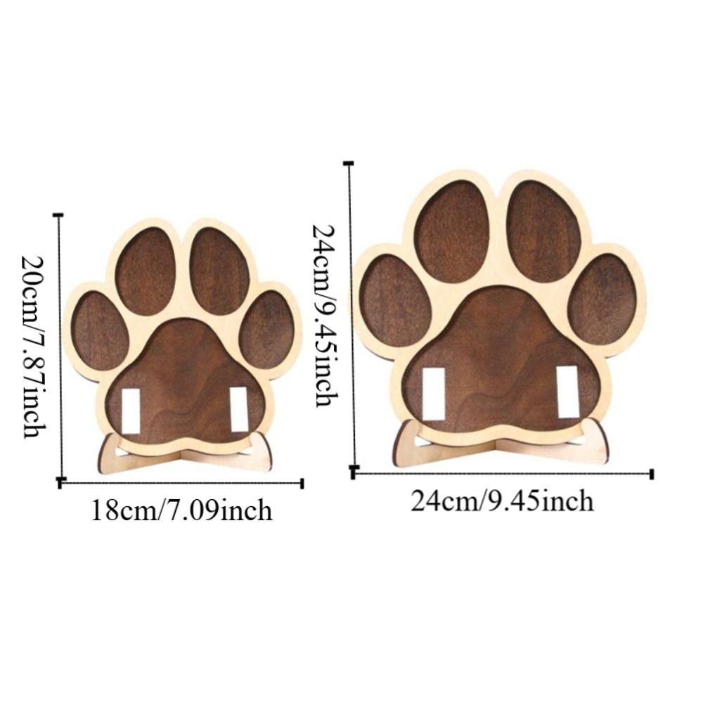 Cat Paw Shape Pet Keepsake Photo Album Detachable Memorial Picture Frame Pet Memorial