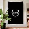 Roman SSPQR Cartoon Tapestry Art Science Fiction Room Home Decor Art Home Decor