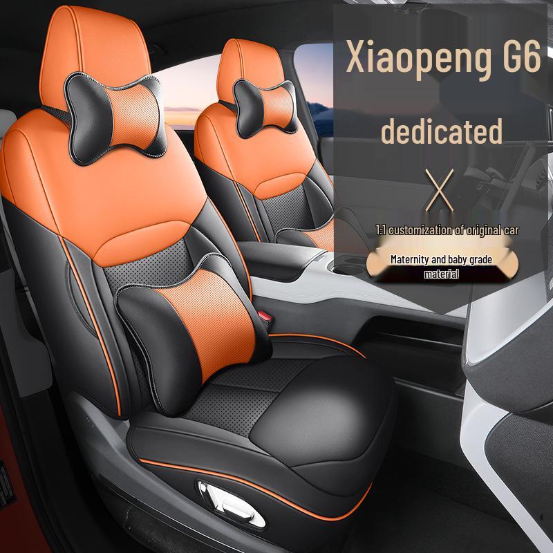 XPENG G6 2023 Leather Car Seat Covers: All-Season, Full Coverage for Electric Models
