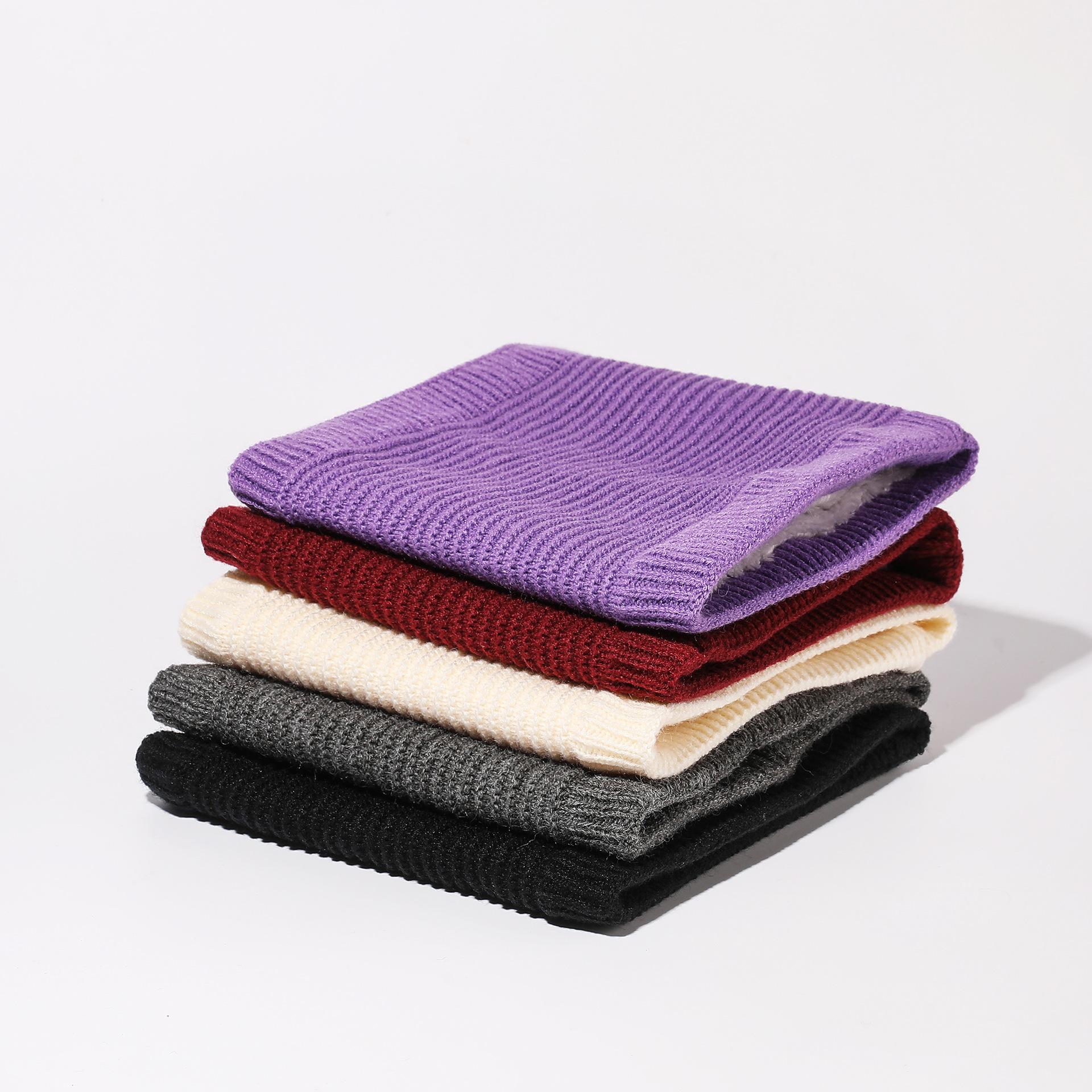 Мужской и женский зимний теплый шейный платок с флисовой подкладкой — фото 5