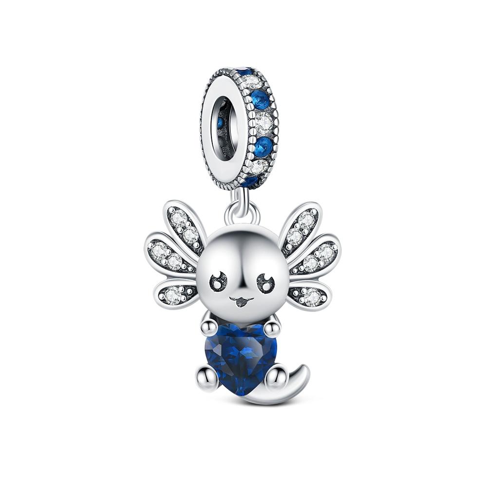 925 Silver Animal Charm Cartoon Cute gecko octopus Bead Fit Bracelet Diy For Women Original Dangle Pendant Mother's Day Gift