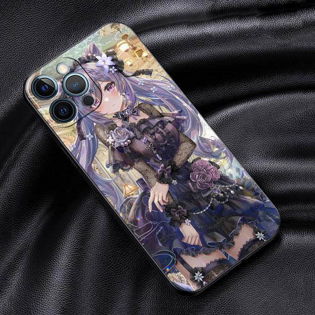 Soft Case For Apple iPhone 11 13 Pro Max 14 12 Mini 7 8 Plus X XS XR SE 2020 6 6S 5 5S Phone Cover Funda Genshin Impact Girl Sac